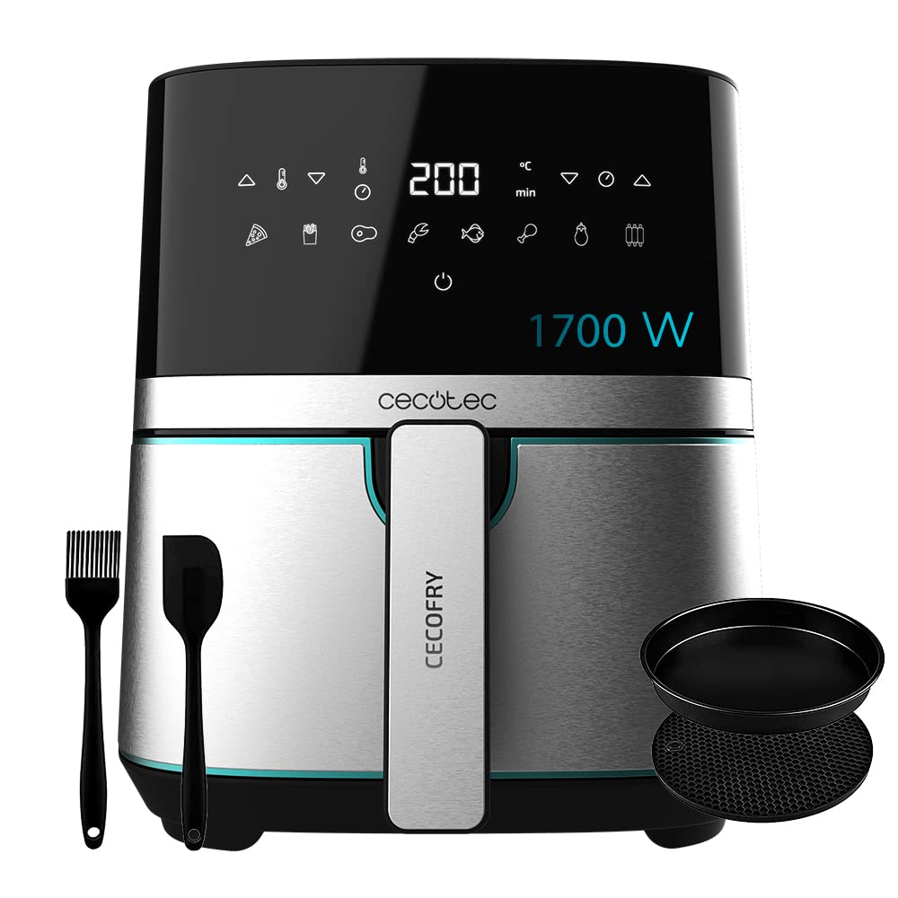 Cecotec Cecofry Frytkownica, Srebrny, 5,5 l