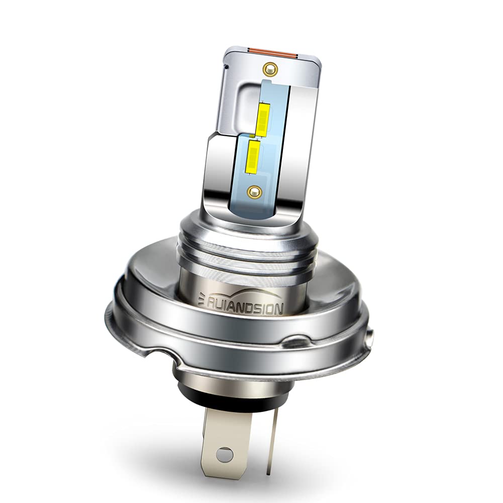 Ruiandsion P45T H5 R2 żarówka LED DC 10-30 V, super jasna żarówka LED CSP 4SMD, chipsety LED do przednich reflektorów samochodowych i motocyklowych