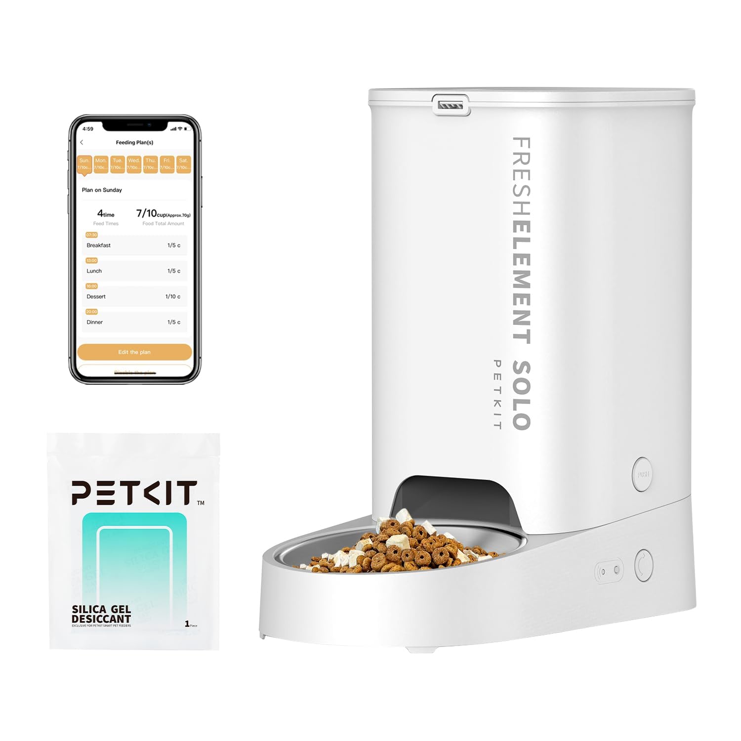 Petkit Fresh Element Solo biały Automatyczny Podajnik Karmy
