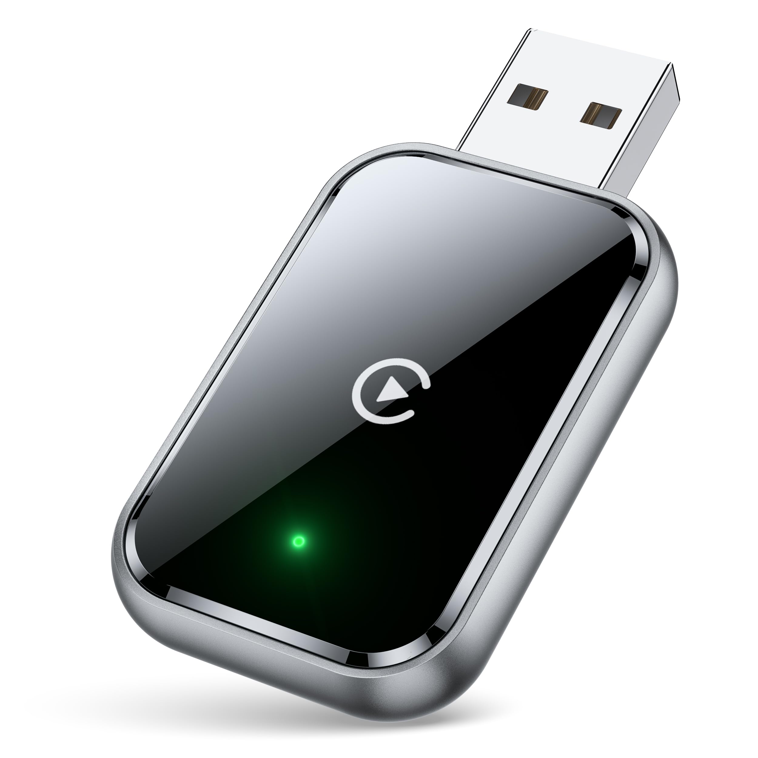 AIZEO Bezprzewodowy adapter CarPlay, super szybka aktualizacja z przewodowej CarPlay na bezprzewodową, Plug and Play, mini i stabilny bezprzewodowy adapter CarPlay